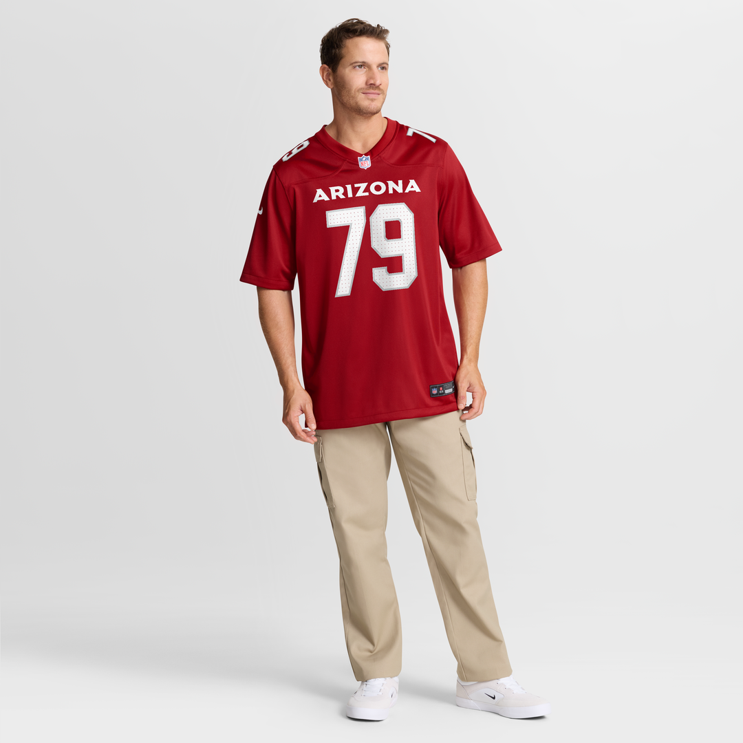 PJ Mustipher Arizona Cardinals Nike Cardinal Team Game Jersey