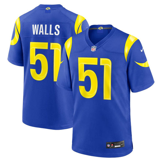 Eddie Walls III Los Angeles Rams Nike Royal Game Jersey