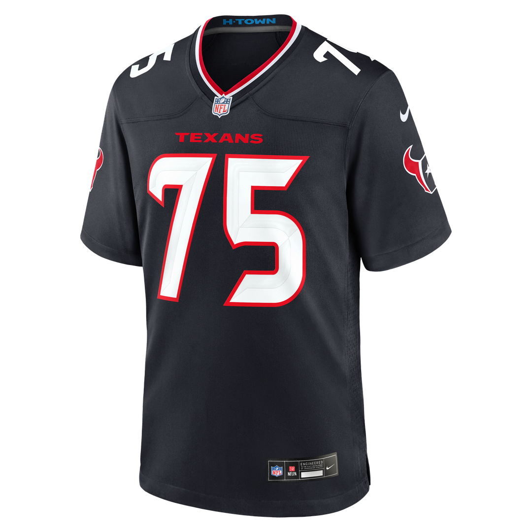 Wyatt Teller Houston Texans Nike Navy Team Game Jersey