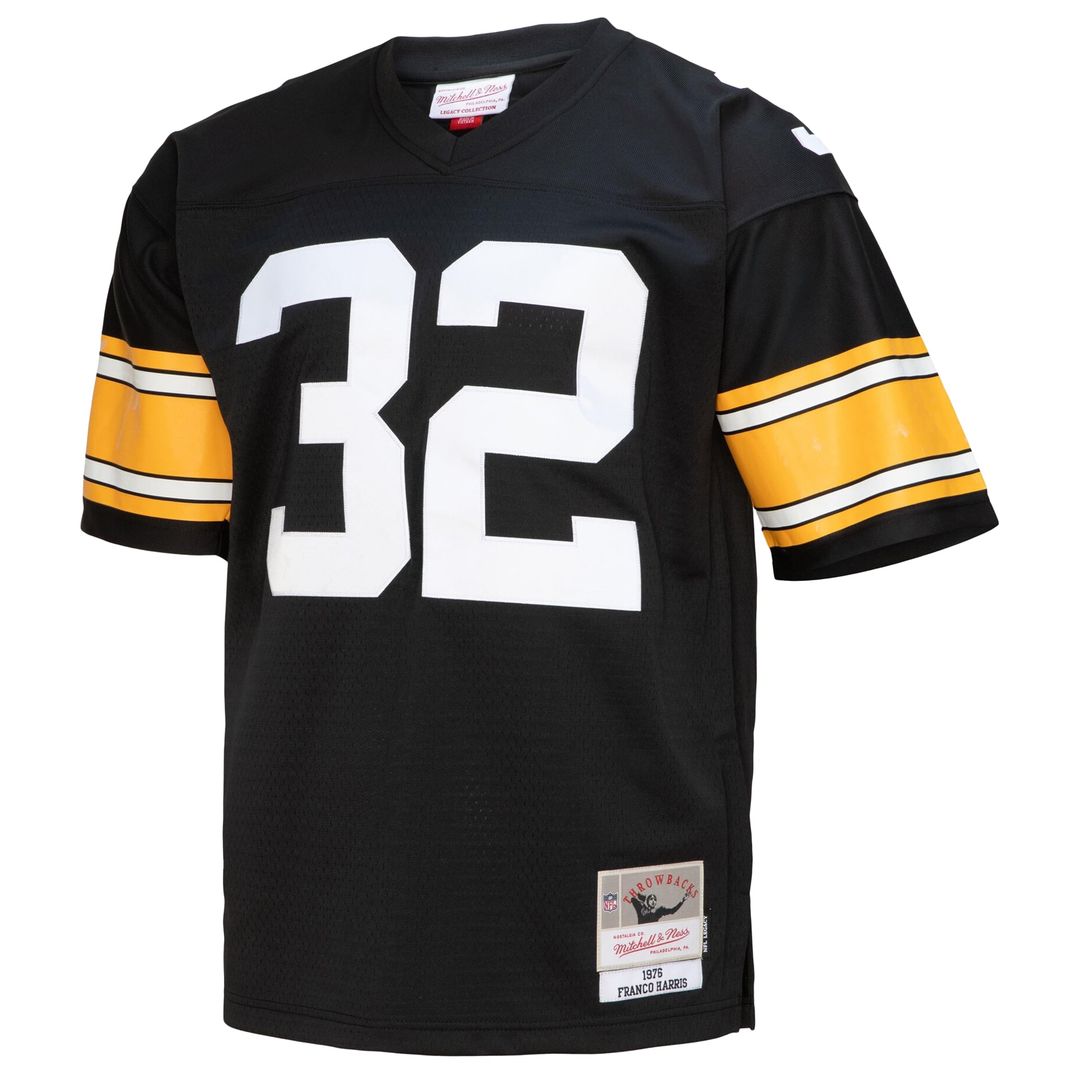 Franco Harris Pittsburgh Steelers Mitchell & Ness White Legacy Replica Jersey