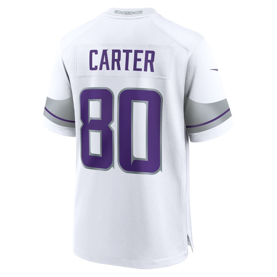Cris Carter Minnesota Vikings Nike White Alternate Retired Player Game Jersey