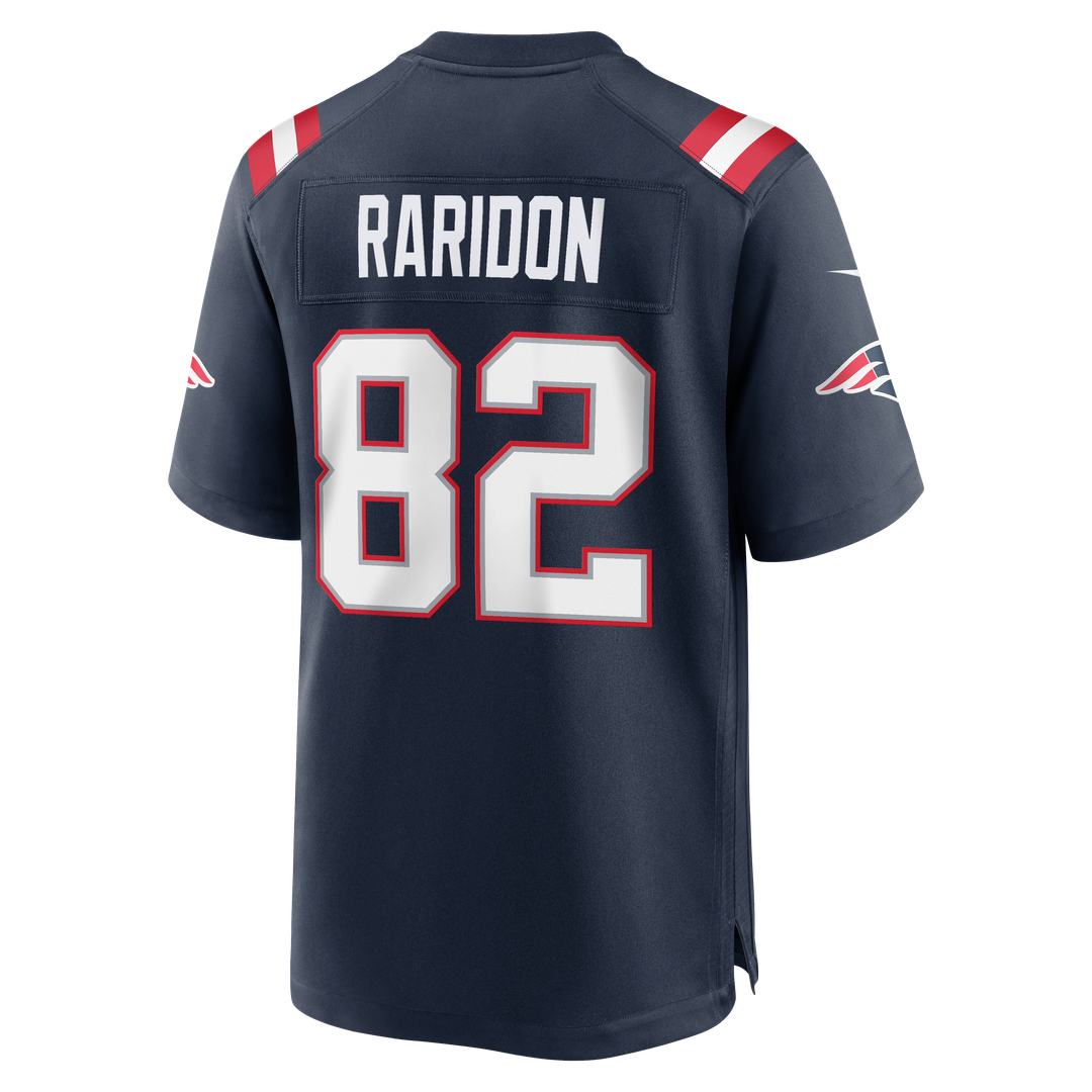 Eli Raridon New England Patriots Nike Navy Team Game Jersey