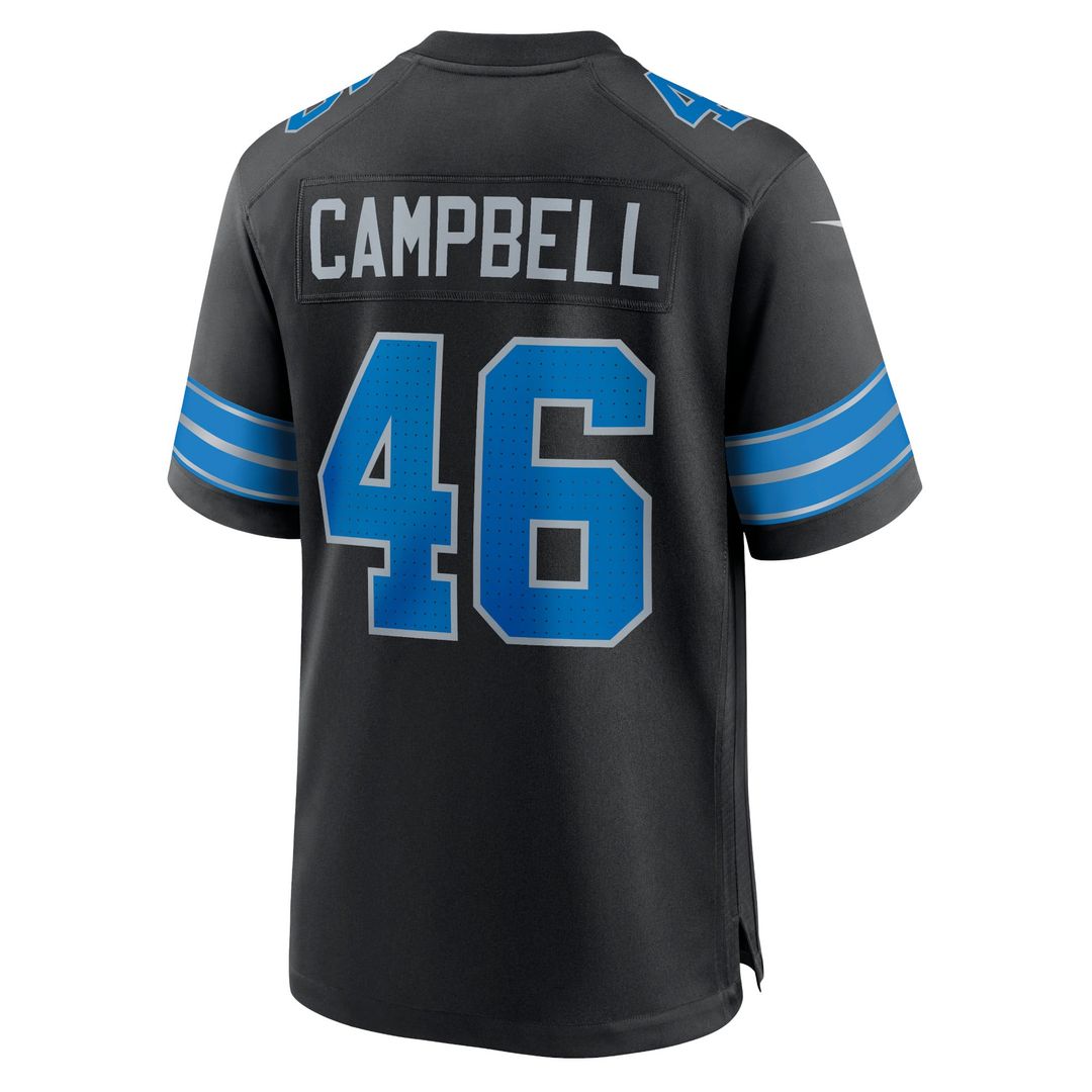 Jack Campbell Detroit Lions Nike White White Game Jersey