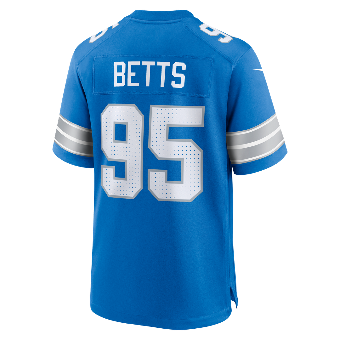 Mathieu Betts Detroit Lions Nike Blue Game Jersey
