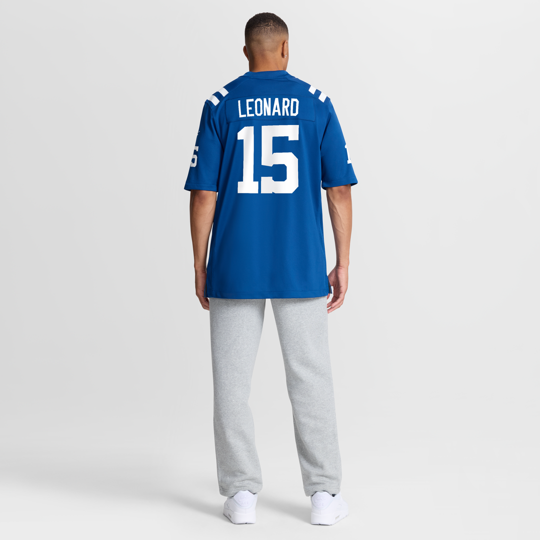 Riley Leonard Indianapolis Colts Nike Royal Team Game Jersey