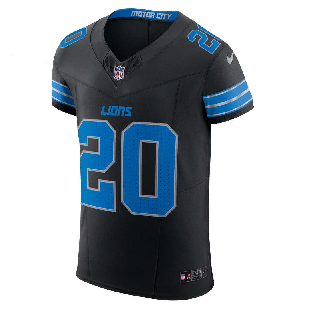 Barry Sanders Detroit Lions Nike Black Alternate Vapor F.U.S.E. Elite Jersey