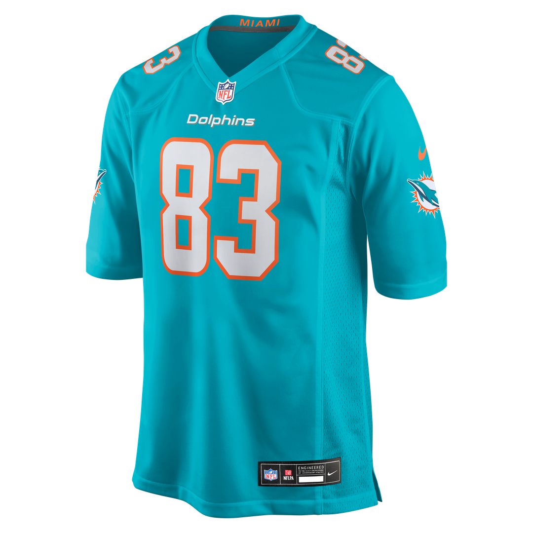 Darren Waller Miami Dolphins Nike Aqua Team Game Jersey