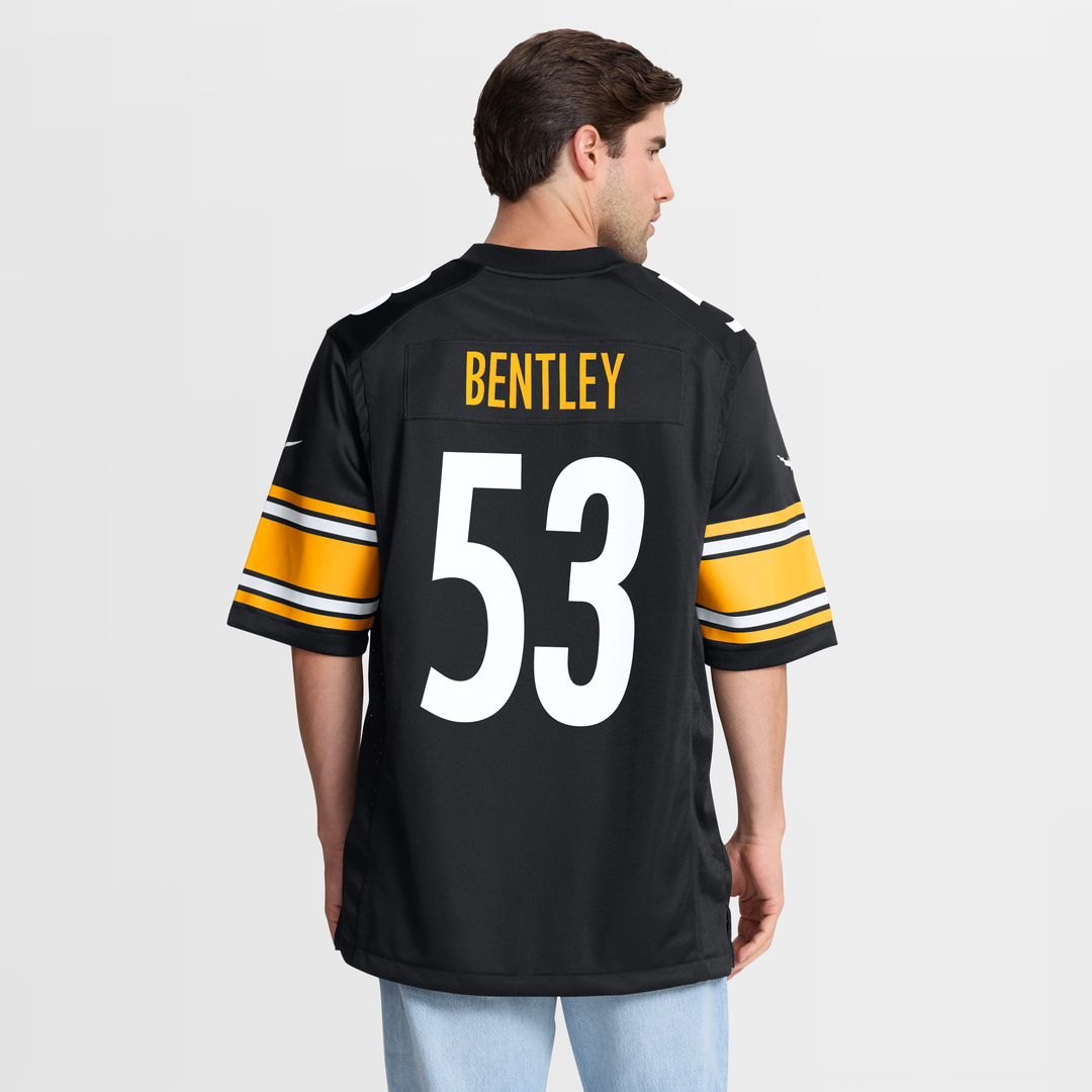 JaWhaun Bentley Pittsburgh Steelers Nike Black Team Game Jersey