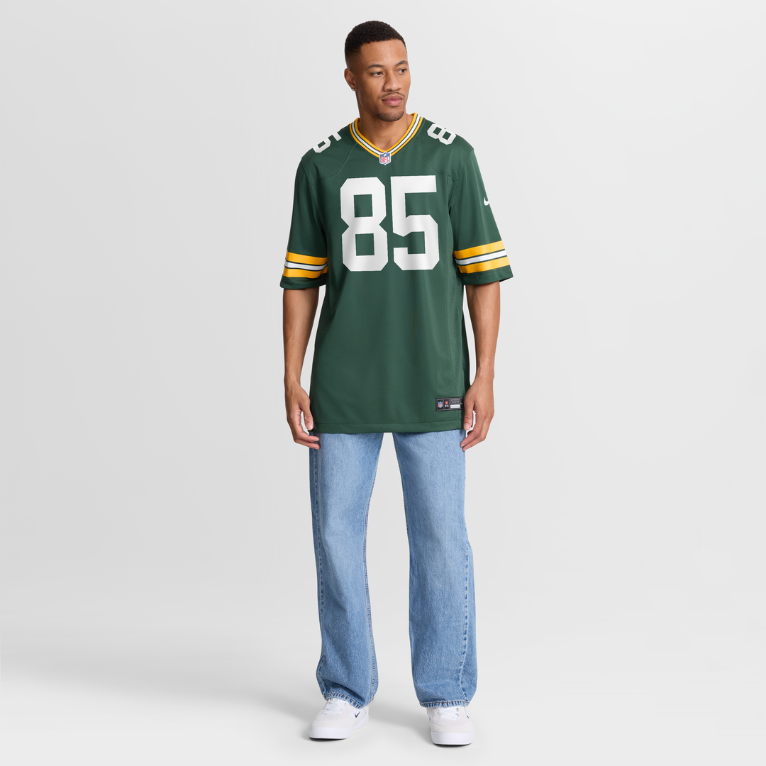 Tucker Kraft Green Bay Packers Nike Navy Alternate Game Jersey