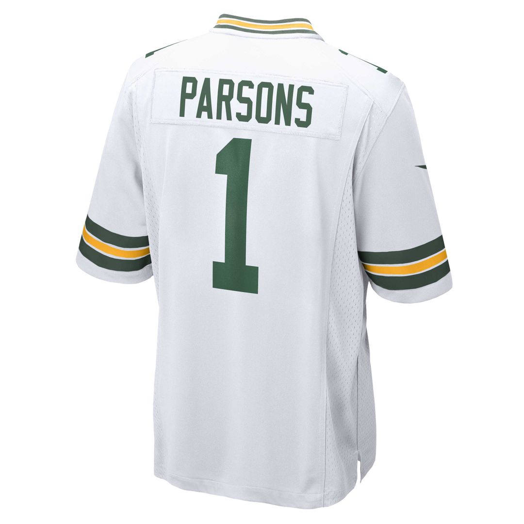 Micah Parsons Green Bay Packers Nike White Game Player Jersey