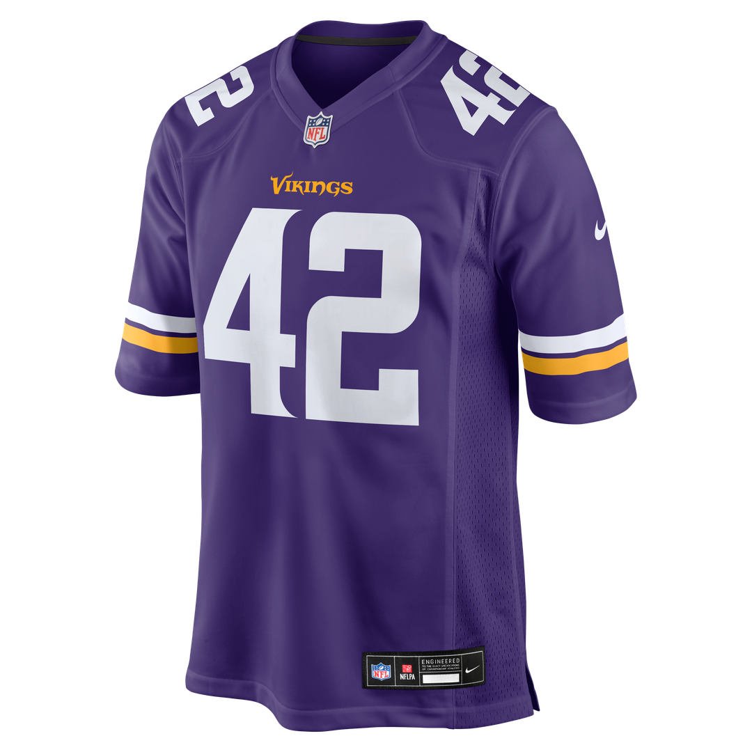 Andrew DePaola Minnesota Vikings Nike Purple Game Jersey