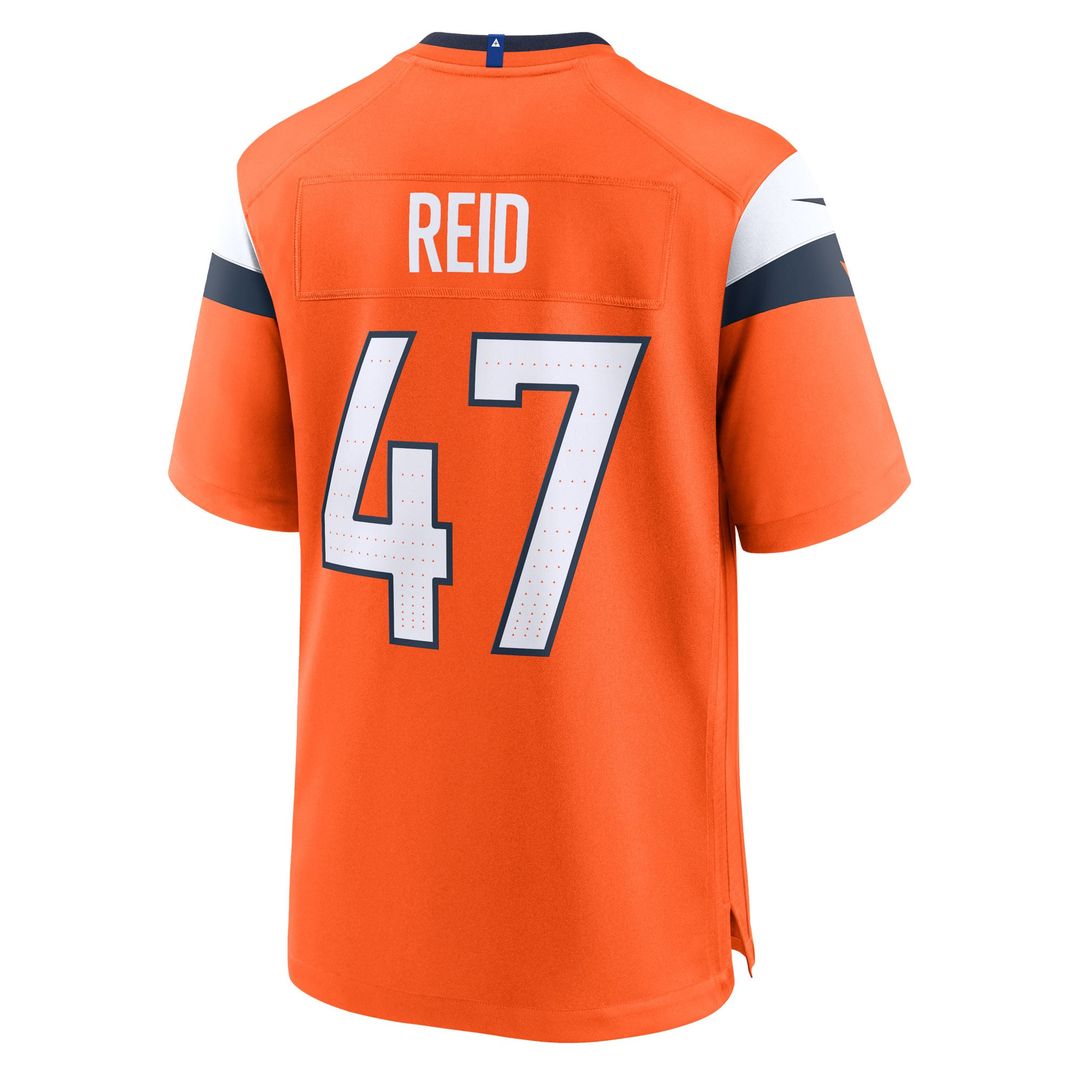 Karene Reid Denver Broncos Nike Orange Team Game Jersey
