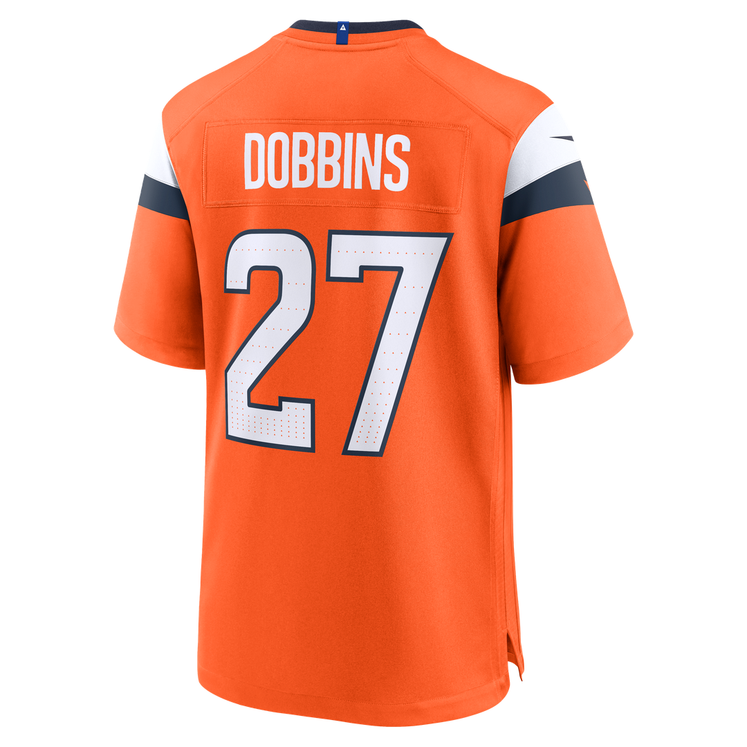 J.K. Dobbins Denver Broncos Nike Orange Team Game Jersey