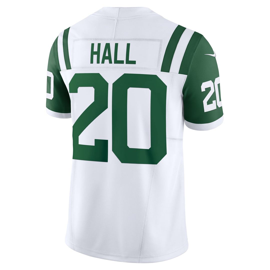 Breece Hall New York Jets Nike White Classic Alternate Vapor F.U.S.E. Limited Jersey