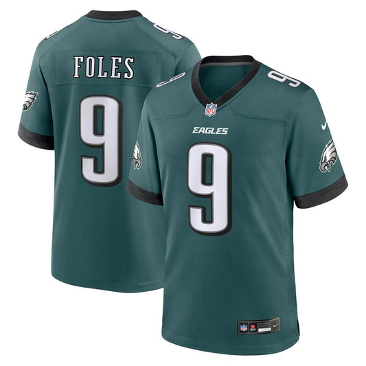 Nick Foles Philadelphia Eagles Nike Midnight Green Team Retired Player Game Jersey
