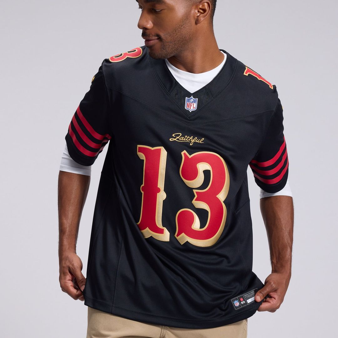 Brock Purdy San Francisco 49ers Nike Black Rivalries Collection Stitched Limited Jersey