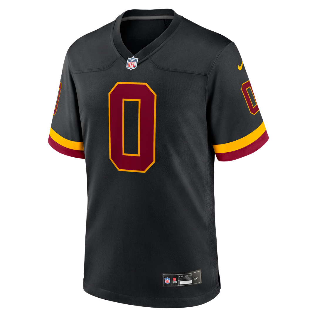 Mike Sainristil Washington Commanders Nike Black Hail Raiser Alternate Game Jersey