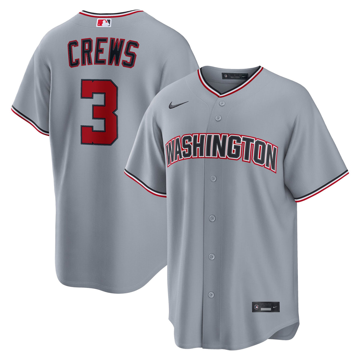 Washington Nationals Dylan Crews Nike Navy Alternate Replica Jersey