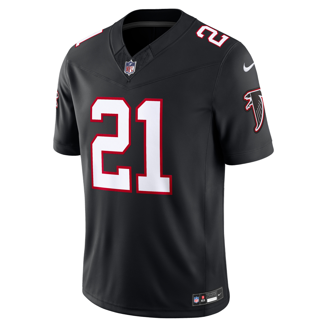 Deion Sanders Atlanta Falcons Nike Red Team Vapor F.U.S.E. Stitched Retired Limited Jersey