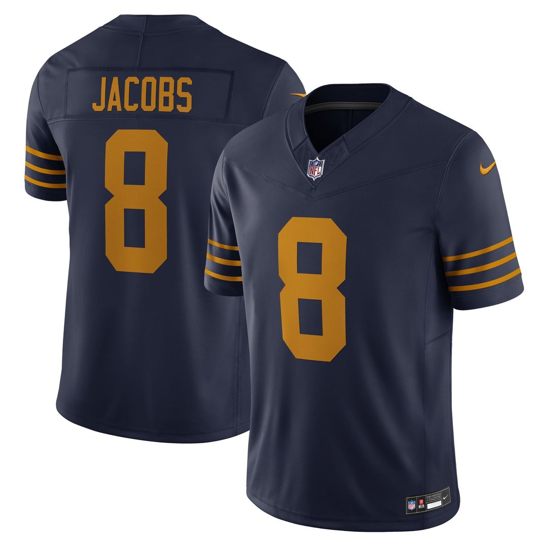 Josh Jacobs Green Bay Packers Nike Navy The 1923 Classic Vapor F.U.S.E. Limited Jersey