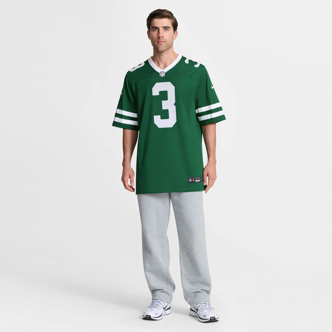 John Metchie III New York Jets Nike Legacy Green Team Game Jersey