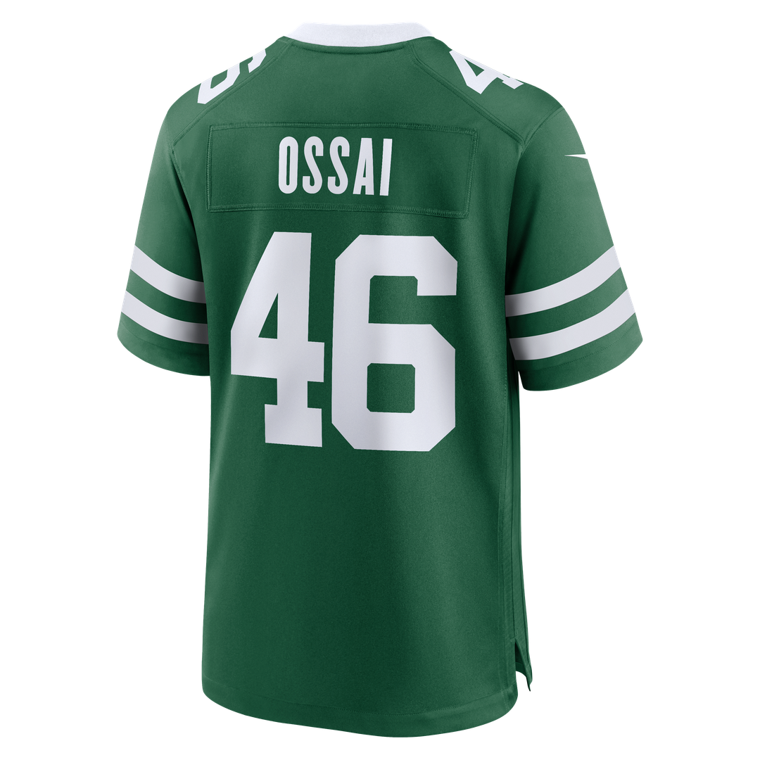 Joseph Ossai New York Jets Nike Legacy Green Team Game Jersey