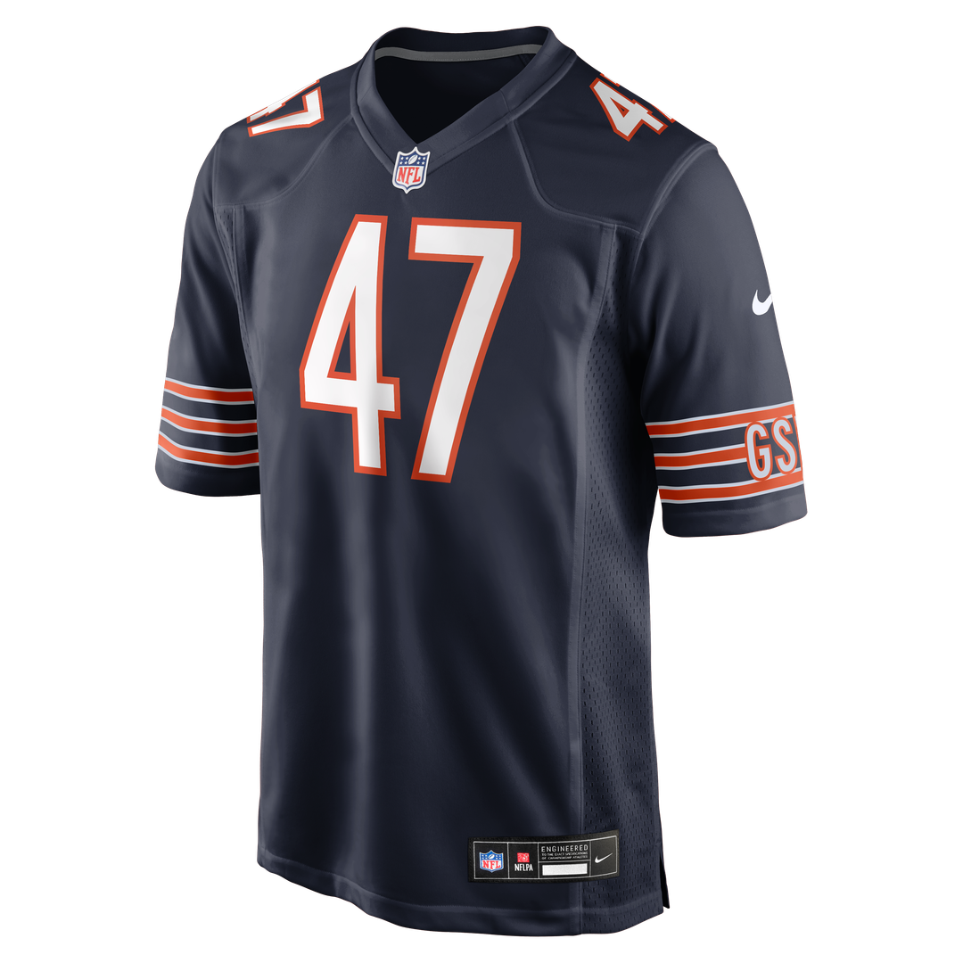 Ruben Hyppolite II Chicago Bears Nike Navy Team Game Jersey