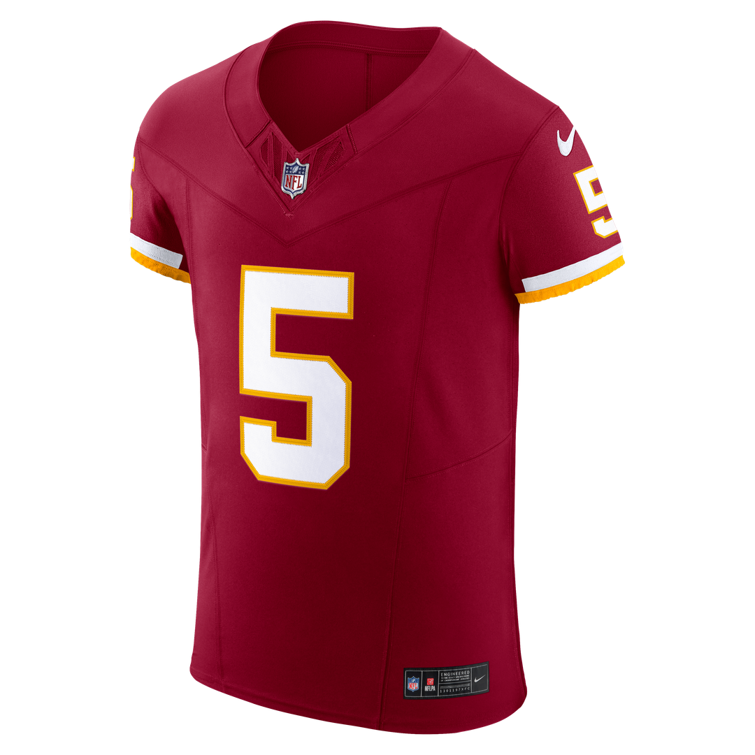 Jayden Daniels Washington Commanders Nike Burgundy Team Vapor F.U.S.E. Elite Jersey