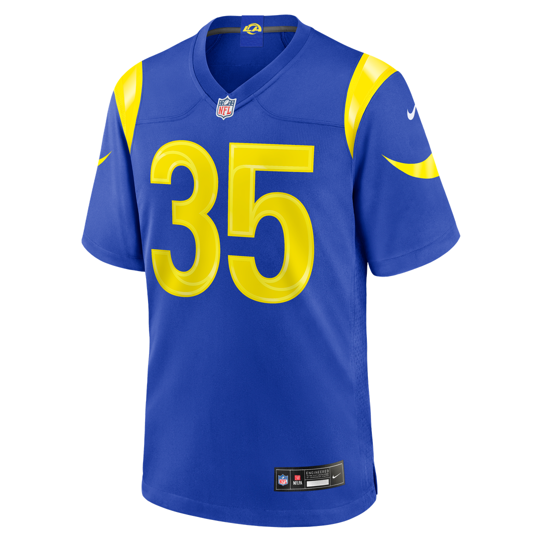 Jaylen Watson Los Angeles Rams Nike Royal Team Game Jersey