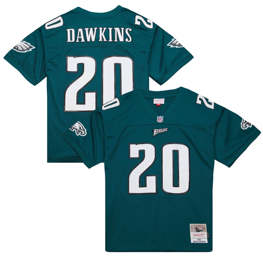Brian Dawkins Philadelphia Eagles Mitchell & Ness Green Legacy Replica Jersey