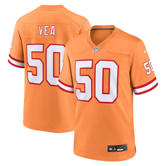 Vita Vea Tampa Bay Buccaneers Nike Orange Throwback Game Jersey