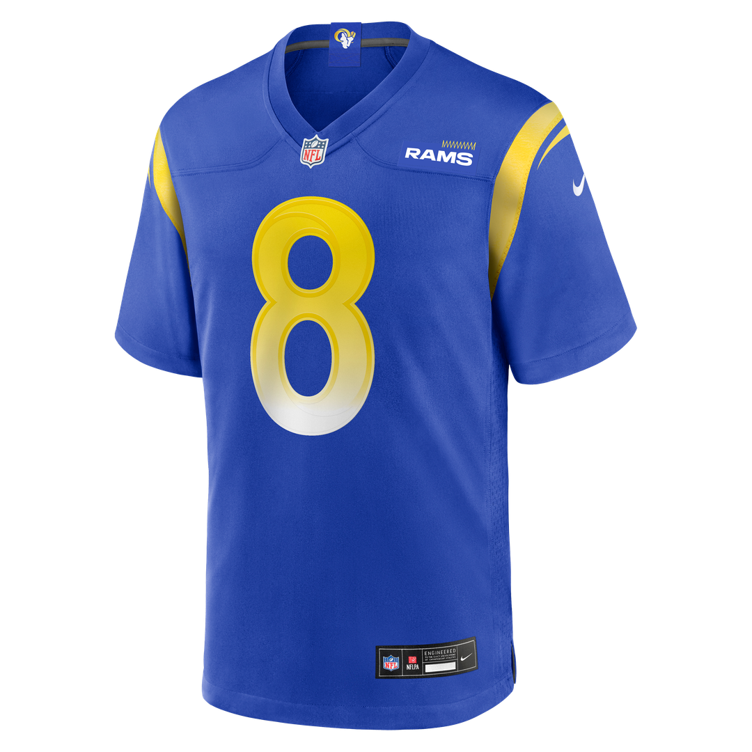 Jared Verse Los Angeles Rams Nike Royal Player Game Jersey