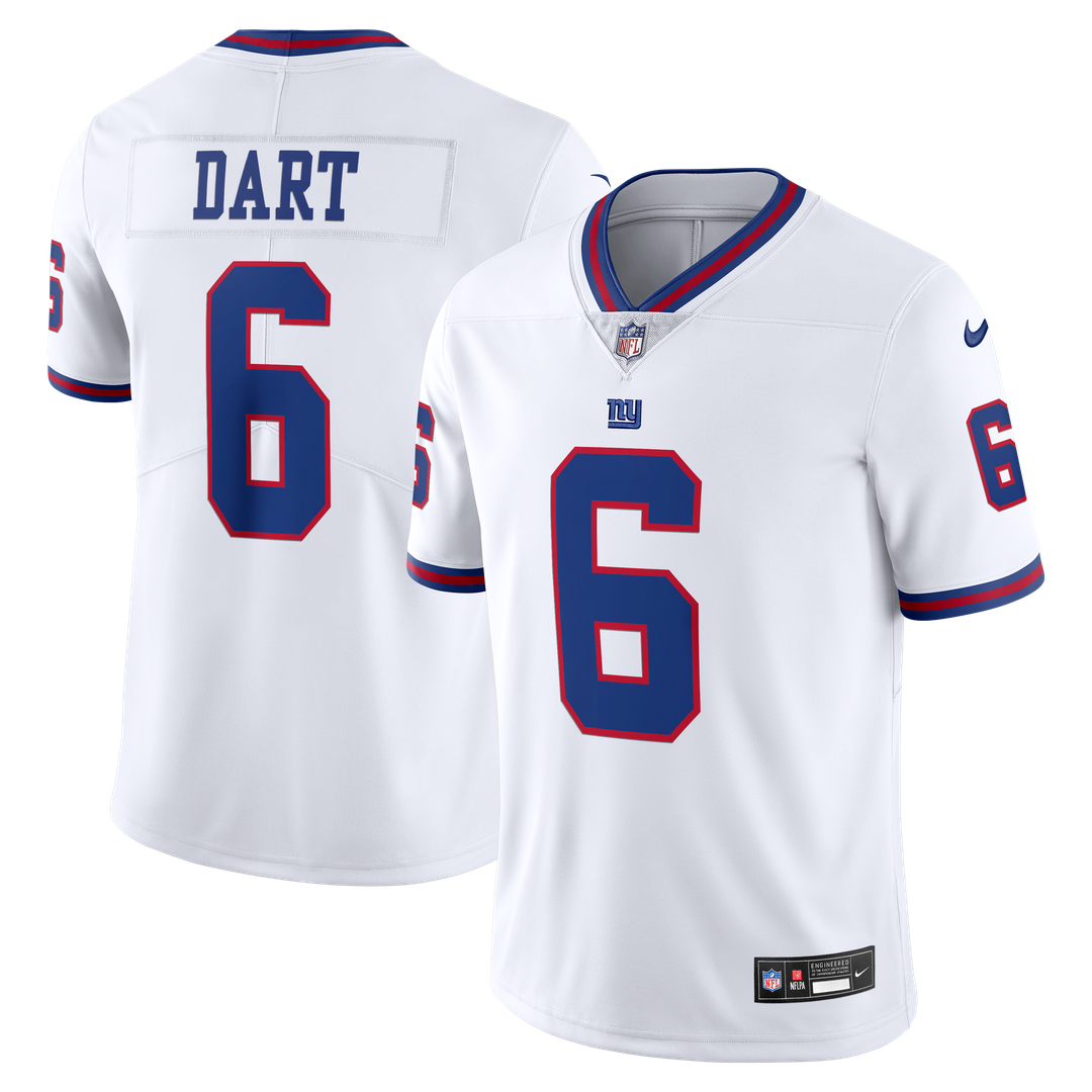 Jaxson Dart New York Giants Nike Royal Legacy Vapor Untouchable Stitched Limited Jersey