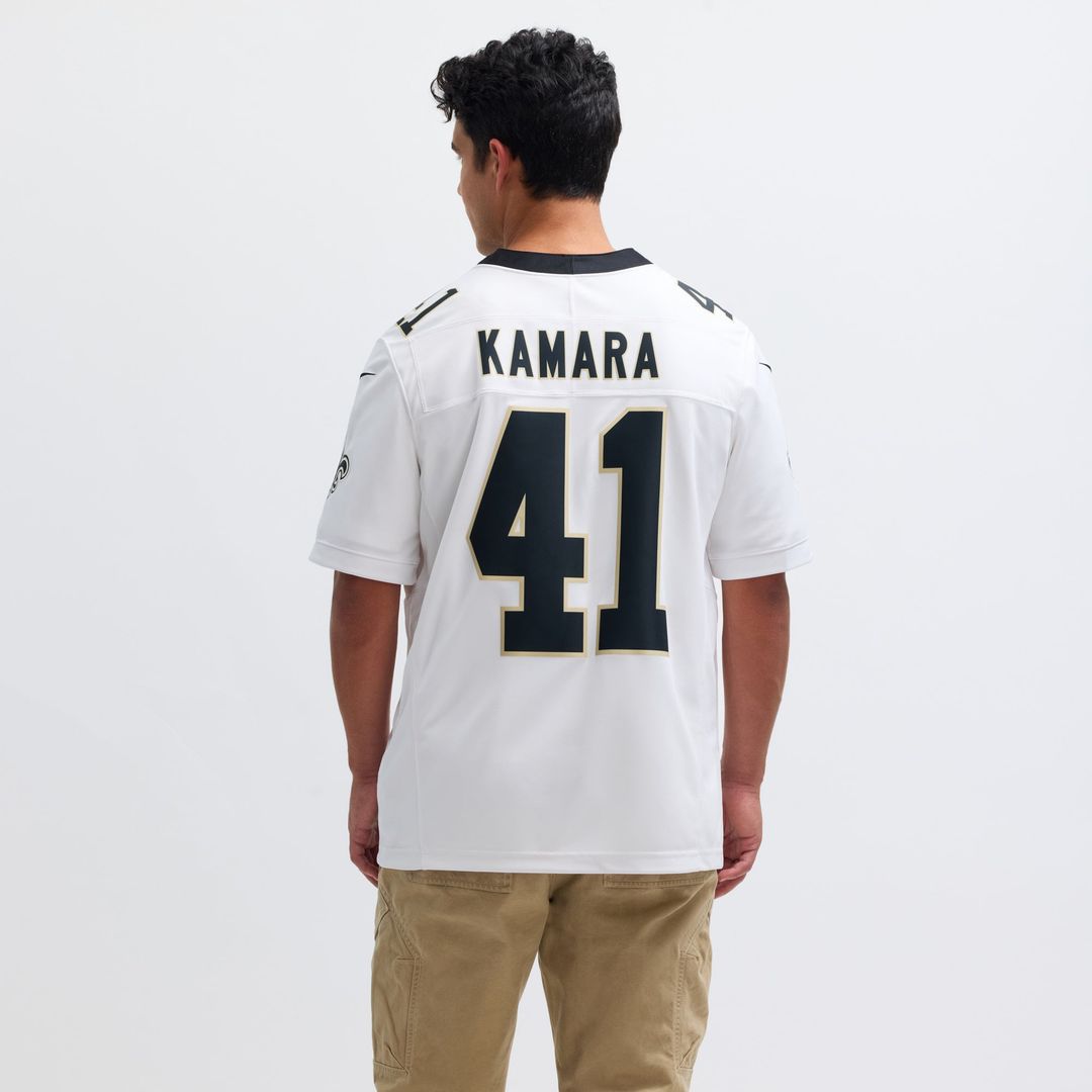 Alvin Kamara New Orleans Saints Nike White Vapor F.U.S.E. Limited Jersey