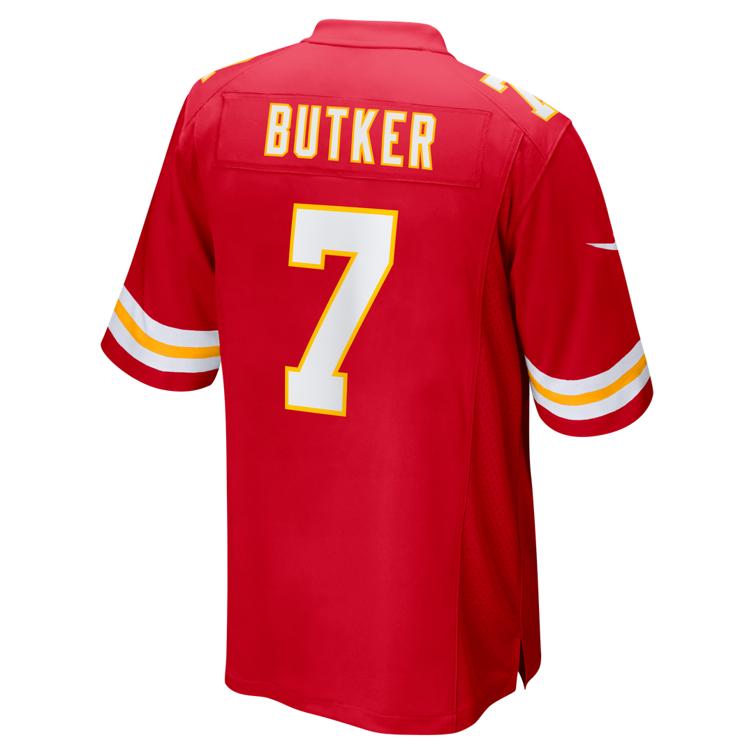 Harrison Butker Kansas City Chiefs Nike Red Game Jersey