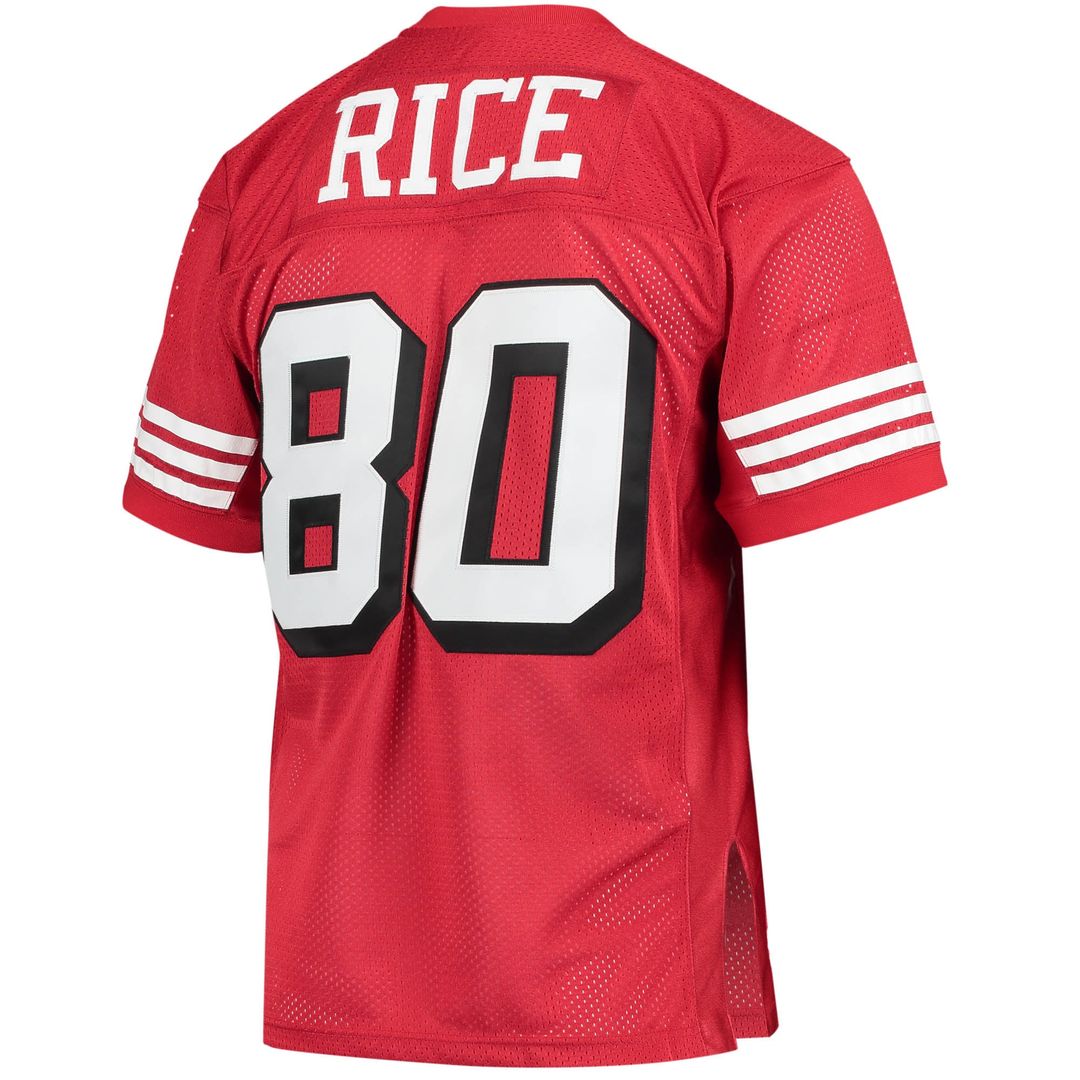 Jerry Rice San Francisco 49ers 1994 Mitchell & Ness Scarlet Authentic Throwback Retired Player Jersey