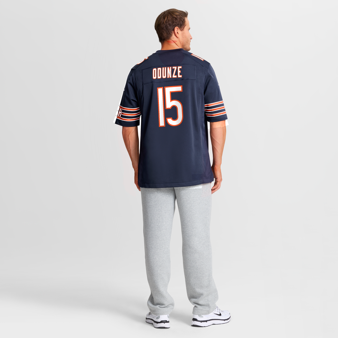 Rome Odunze Chicago Bears Nike Navy Player Game Jersey