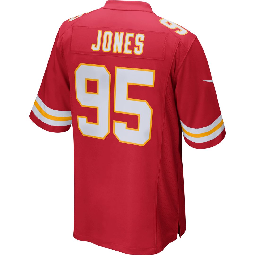 Chris Jones Kansas City Chiefs Nike Red Game Jersey