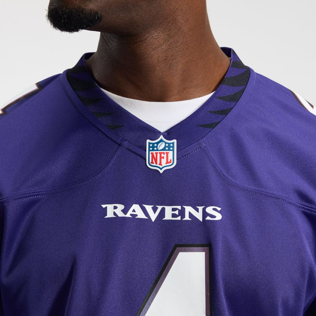 Zay Flowers Baltimore Ravens Nike Purple Team Game Jersey