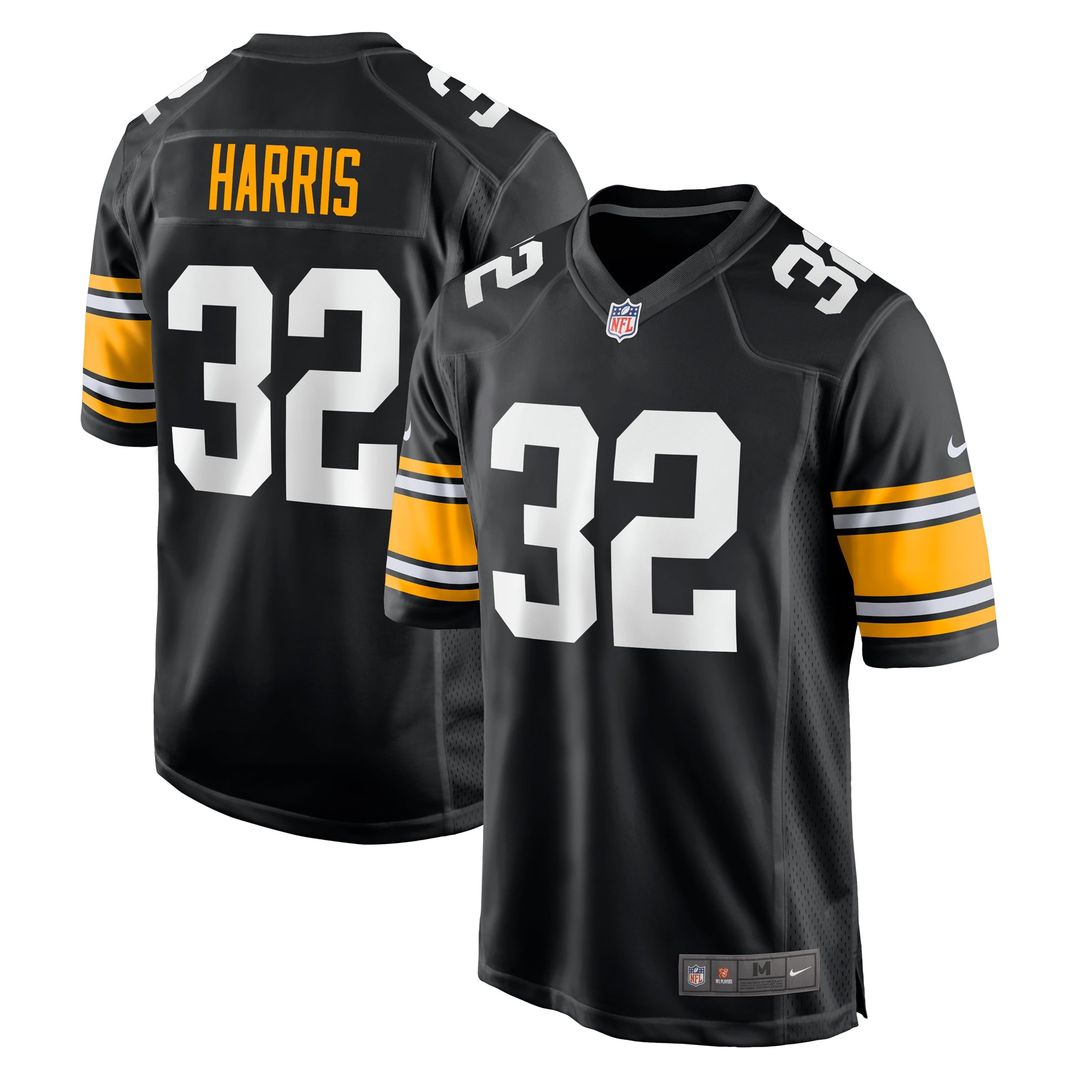 Franco Harris Pittsburgh Steelers Nike Black Alternate Retired Player Jersey