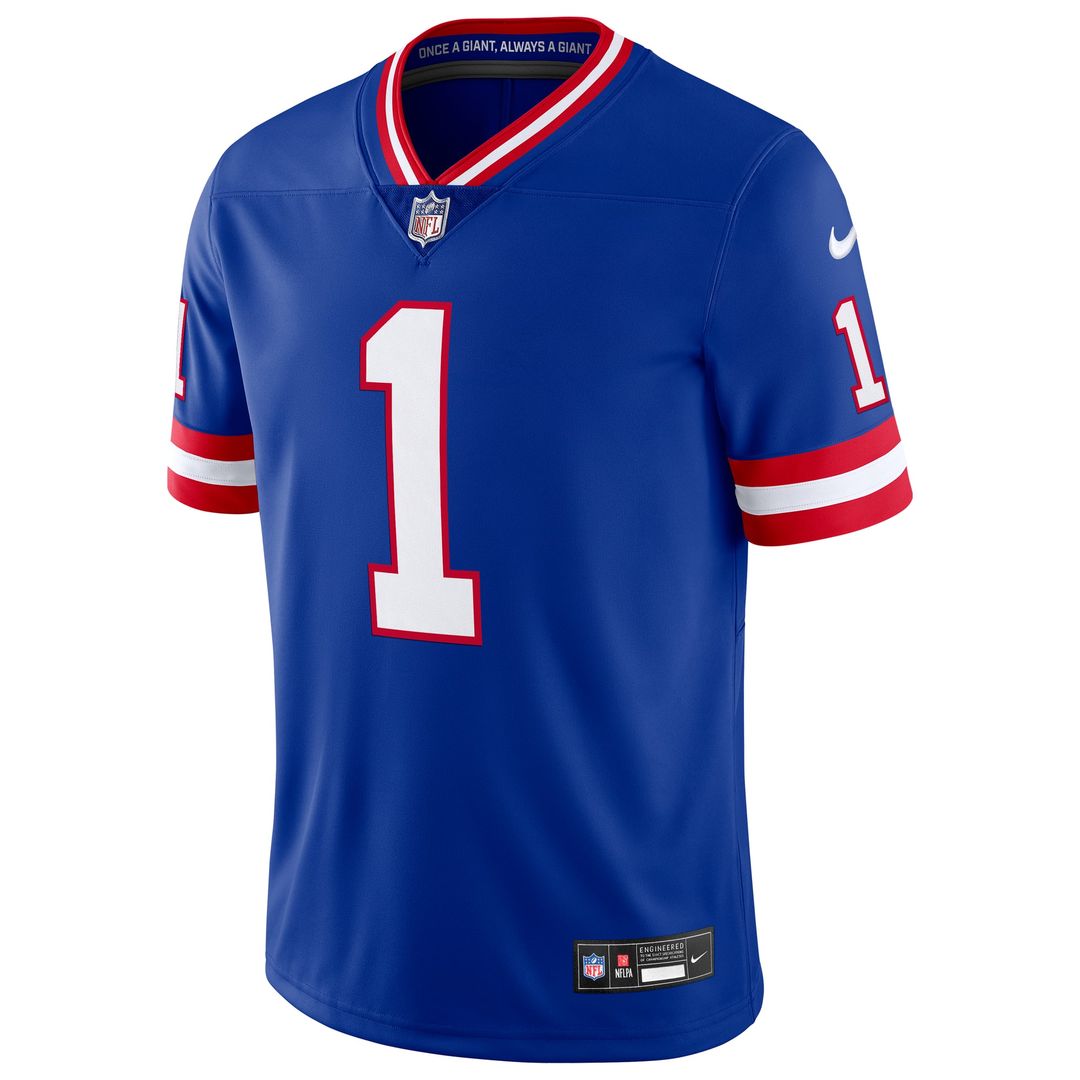 Malik Nabers New York Giants Nike Royal Alternate 2 Legacy Vapor Untouchable Limited Jersey