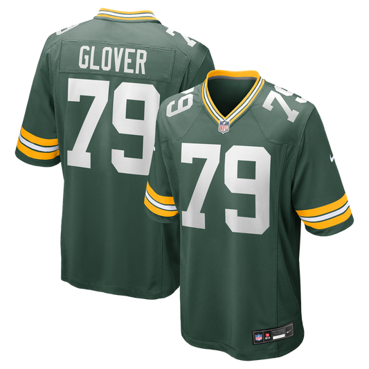 Travis Glover Green Bay Packers Nike Green Game Jersey