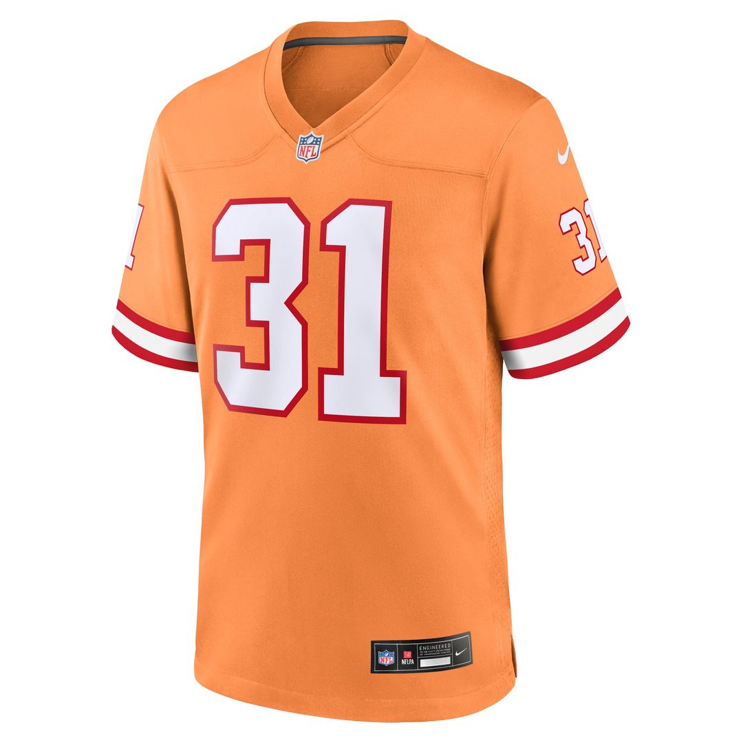 Antoine Winfield Jr. Tampa Bay Buccaneers Nike Orange Throwback Game Jersey