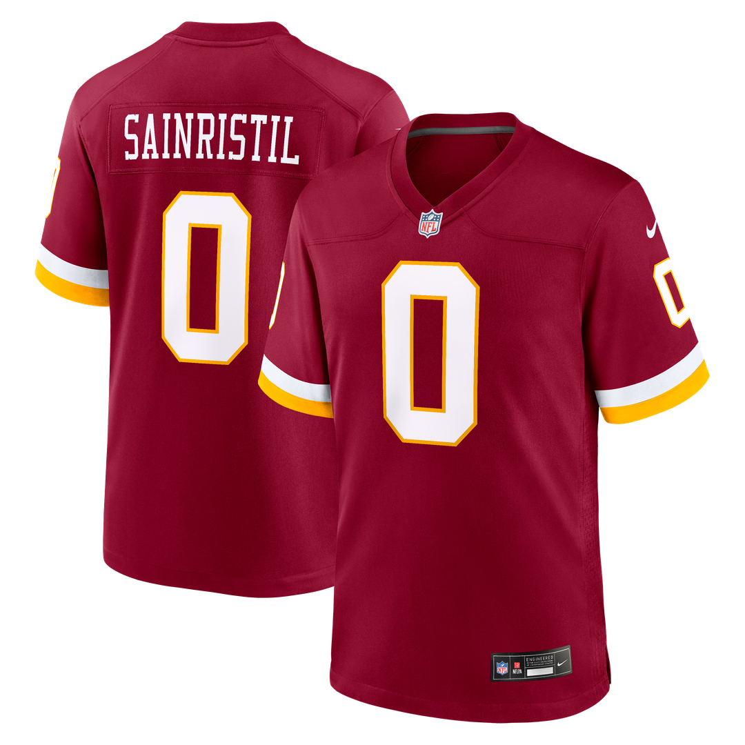 Mike Sainristil Washington Commanders Nike Black Hail Raiser Alternate Game Jersey