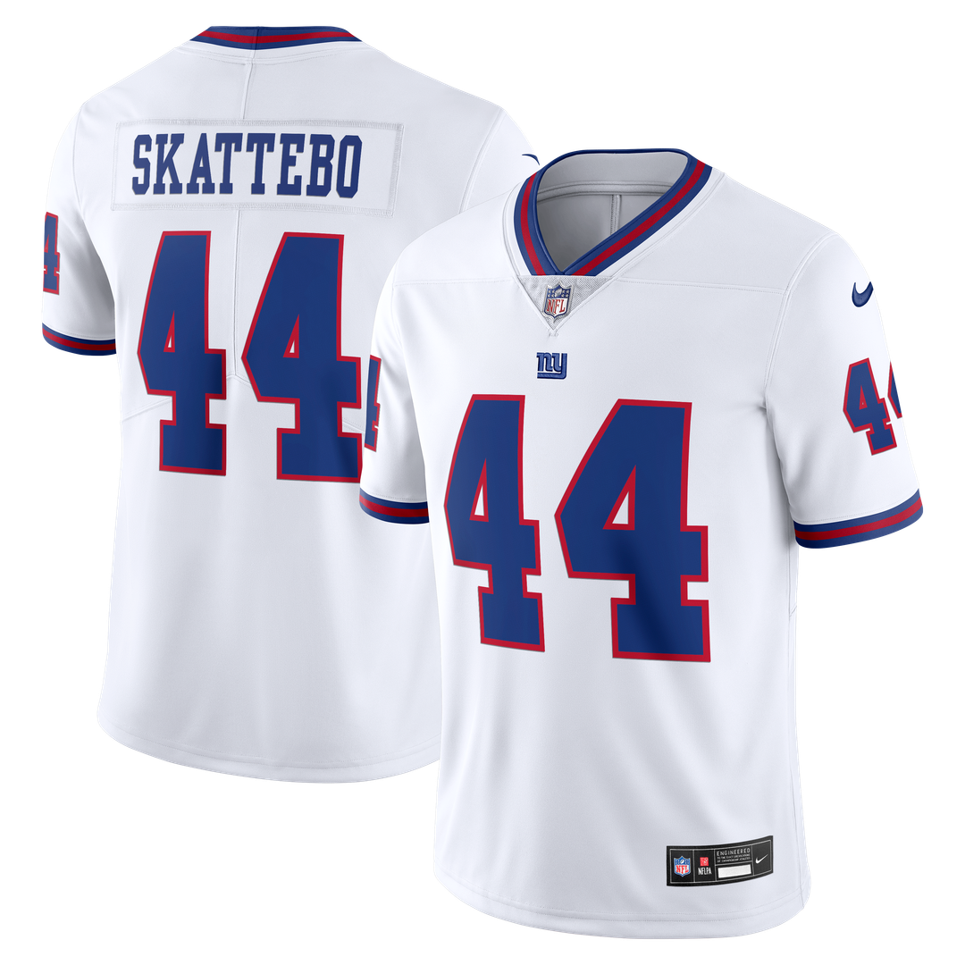 Cam Skattebo New York Giants Nike Royal Legacy Vapor Untouchable Stitched Limited Jersey