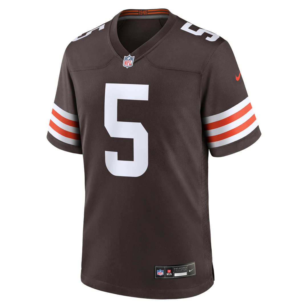 Quincy Williams Cleveland Browns Nike Brown Team Game Jersey