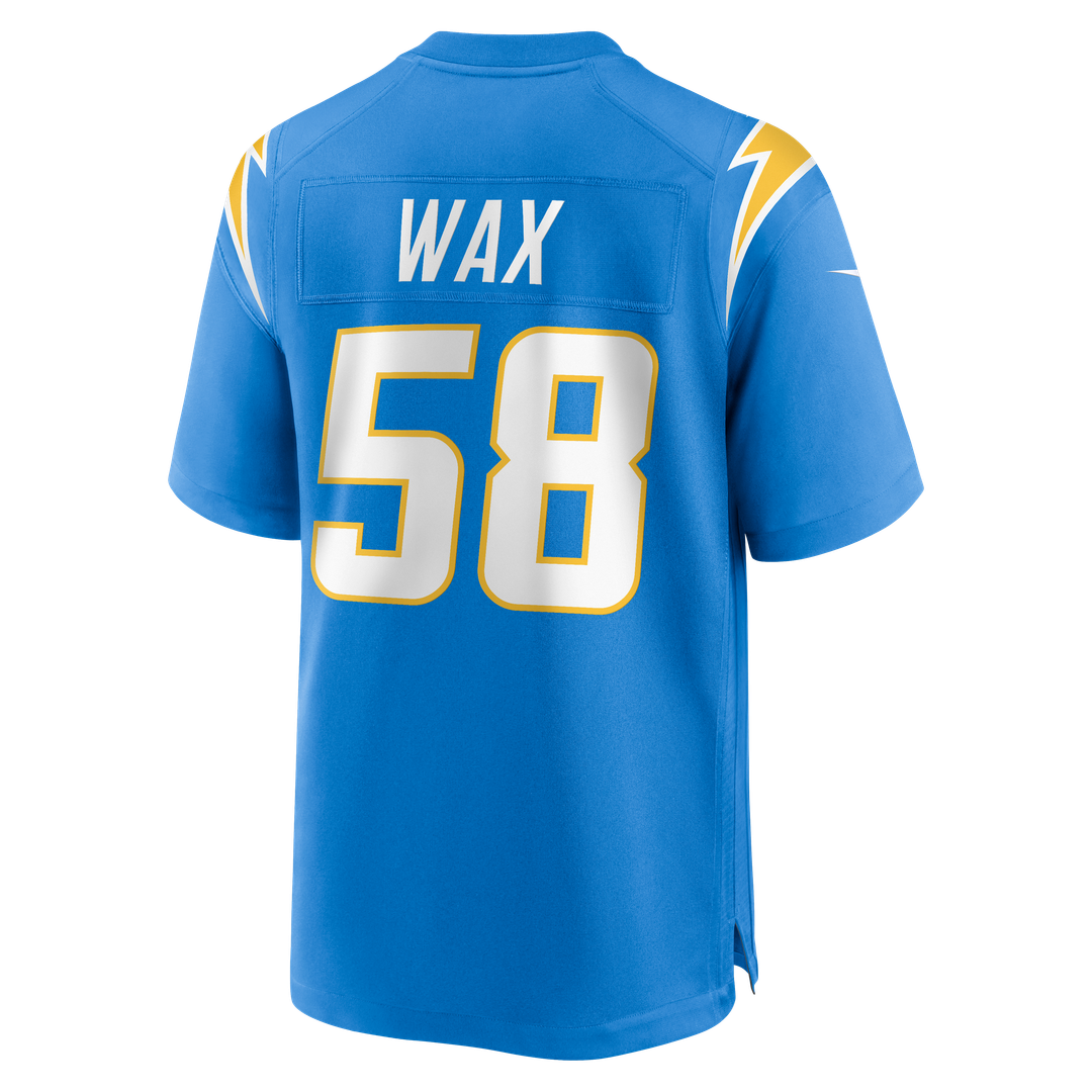Marlowe Wax Los Angeles Chargers Nike Powder Blue Team Game Jersey