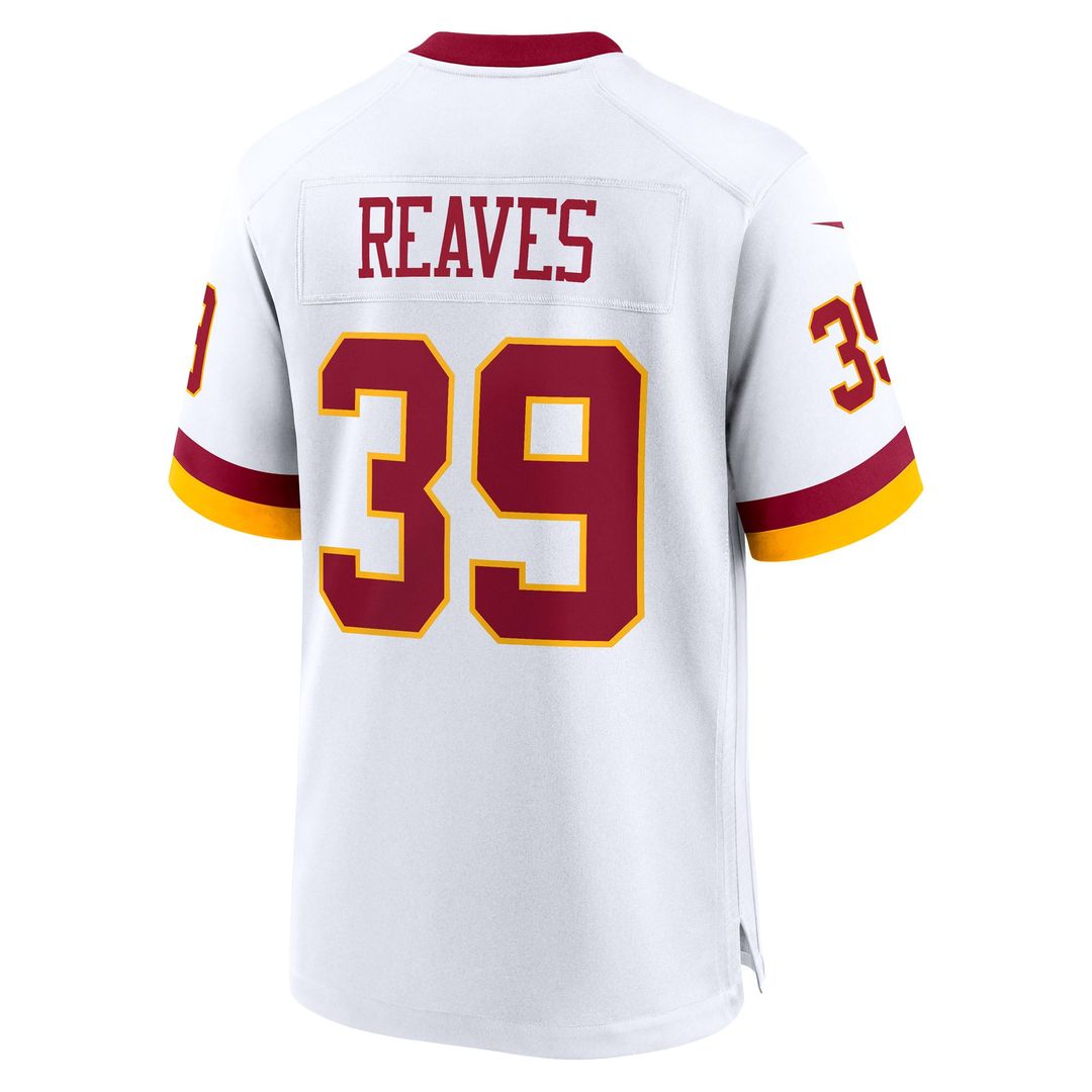 Jeremy Reaves Washington Commanders Nike Black Hail Raiser Alternate Game Jersey