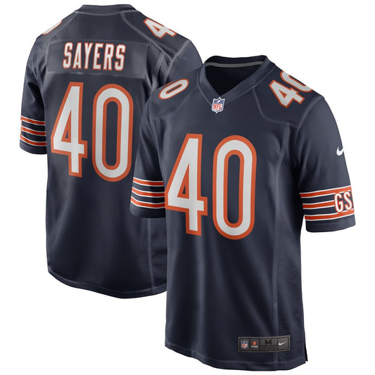Gale Sayers Chicago Bears Nike Navy Game Retired Player Jersey