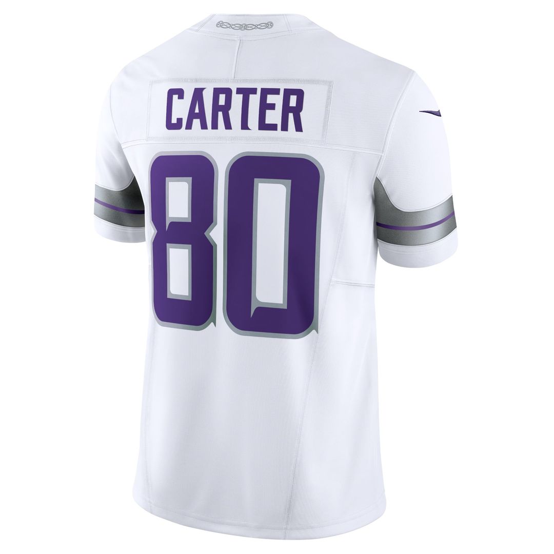 Cris Carter Minnesota Vikings Nike White Alternate Vapor F.U.S.E. Retired Player Limited Jersey